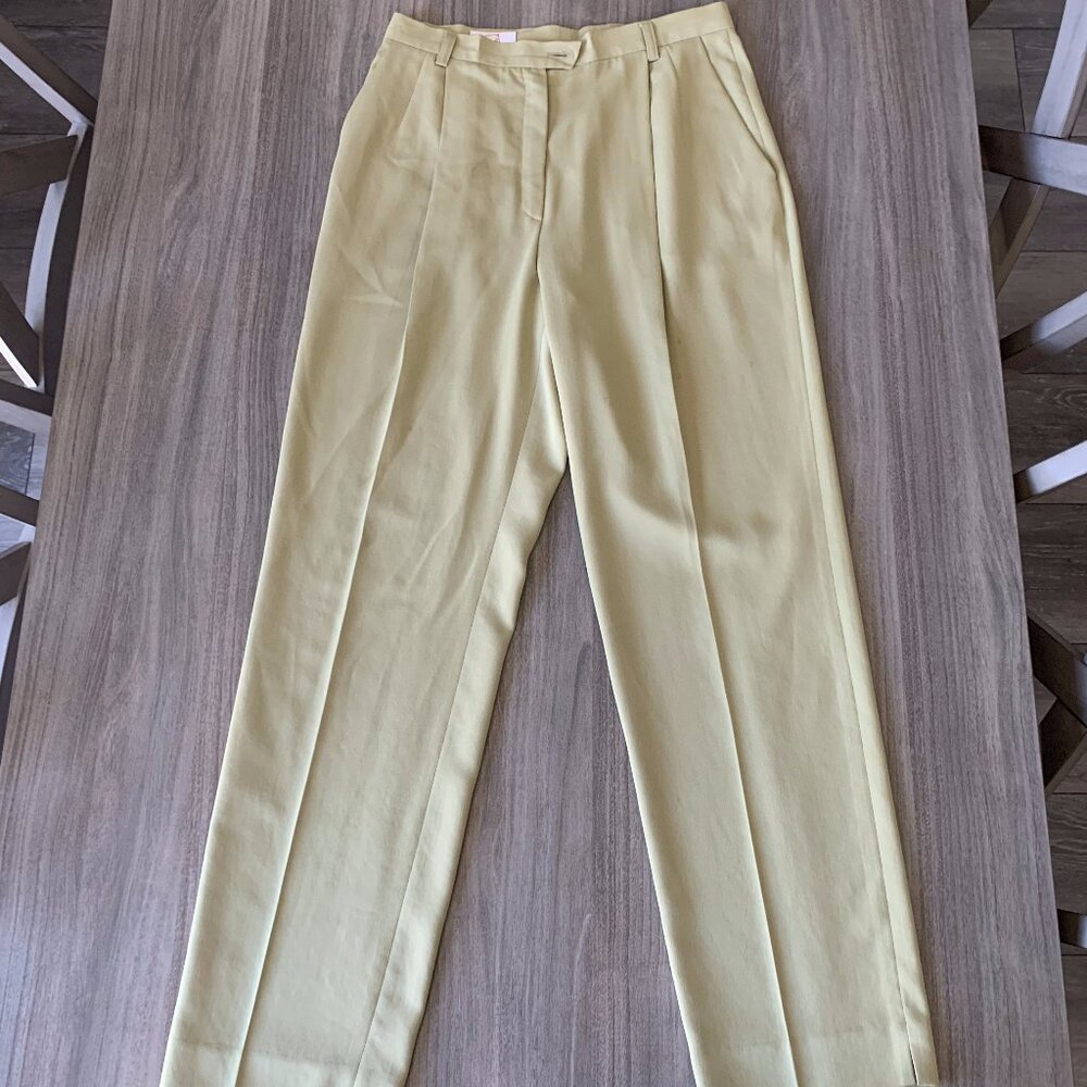 Vintage Pale Green Mondi Slacks